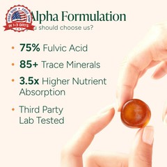 ROOT LABS 10-in-1 Alpha Shilajit Gummies | 4000 mg Pure Himalayan Shilajit with