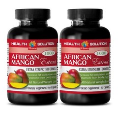 Herbal formula – African Mango Extract 1000mg – Digestive aid 2 Bottles 120 Caps