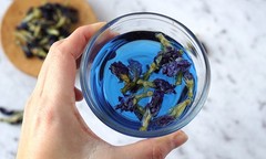 BLUE TEA-Blue Butterfly Pea Flower Tea loose leaf 100% Natural Organic tea (35g)