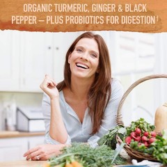 Garden of Life Organics Turmeric Booster 4.76 Ounce (Pack 1), Yellow