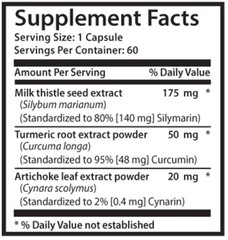 immune support powder – MILK THISTLE 80% EXTRACT 245MG 1B – milk thistle organic