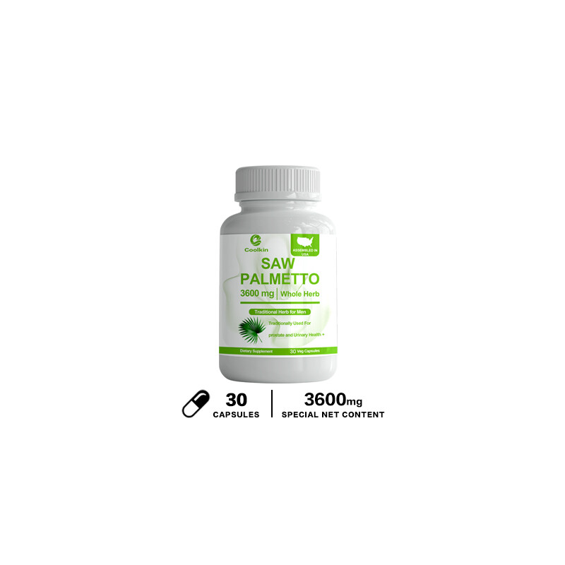 Saw Palmetto Capsules 3600mg -Premium Prostate Health Support Supplement for Men