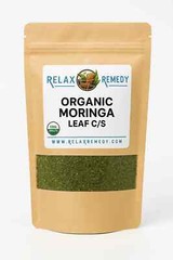 Organic Moringa Leaf C/S – 100% Pure, Non-GMO Moringa Oleifera, Nutrient-Dense