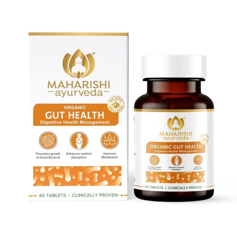 Maharishi Ayurveda Gut Health Tablets – 100% Ayurvedic & Organic 60tab