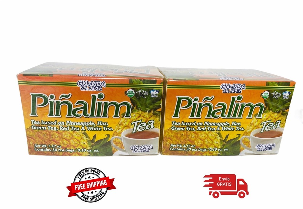 2 Te Pinalim Tea GN+Vida ENVIO GRATIS 60 days Pinalim Pineapple Diet FREE SHIP