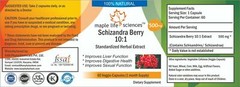 Schizandra Berry 10:1 Extract Powder Schisandrins Schisandra Chinesis Detox