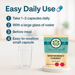 Montmorency Tart Cherry Capsules-5000mg(2%Anthocyanins)Muscle &Sleep Aid-180Caps