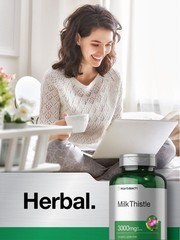 Milk Thistle Extract 3000mg | 300 Capsules | Non-GMO, Gluten Free | by Horbaach