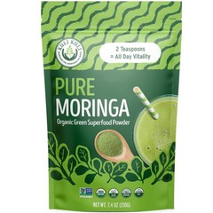 KULI KULI / PURE Moringa Organic Green Superfood Powder / 7.4 oz / BB 10/15/2026