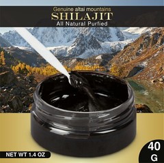 Shilajit Resin – Pure Altai, Golden Grade, High-Quality, 2-Month Supply, 40g
