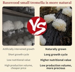 Organic Wood White Ear Mushroom TREMELLA Gluten Free Natural Cough Remedy銀耳