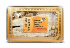 Herbal Immune Boost Soup Mix Soup 竹蓀玉竹燉雞湯料包 Soup Made Easy! 3-4 Servings 5.82oz