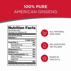 Dairyland American Ginseng Slices – 4 oz Pack Wisconsin Ginseng Slices – Cert…