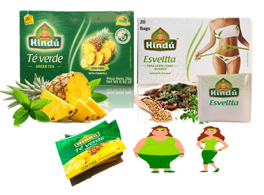 All-Natural Detox Slimming Tea for Weight Loss (40 bags) SVELTTA PINEAPPLE