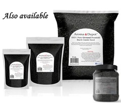 GROUND Black Cumin Seed Powder NIGELLA SATIVA Raw Semilla Comino Negro