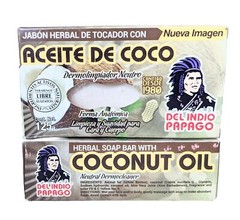 COCONUT OIL 🥥 Soap 4.4 for Skin Concerns Herbal /Jabon de COCONUT OIL Herbal