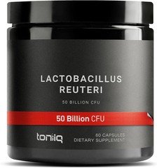 Toniiq 50 Billion CFU Lactobacillus Reuteri Probiotic 60 Count (Pack of 1)