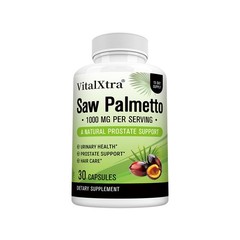 Saw palmetto herbal complex formula: protects prostate health & nourishes hair.