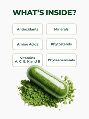 Organic Moringa Capsules 120ct 500mg Pure Leaf Powder Supplement