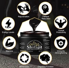 Pure 100% Himalayan Shilajit, Soft Resin, Organic, Extremely Potent Fulvic Acid