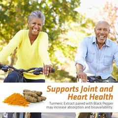 Turmeric Curcumin Highest Potency 95% 1950mg with BioPerine Black Pepper Extract