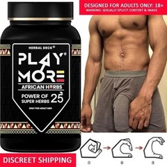 African Herbal Stamina Powder Play More Formula for Mens Vitality