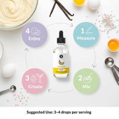 Natural Banana Extract 2 oz Drops – Water-Soluble, Sugar-Free Flavoring