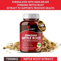 Stinging Nettle Root (Urtica dioica) Extract Prostate Health 500 mg 90 Capsules