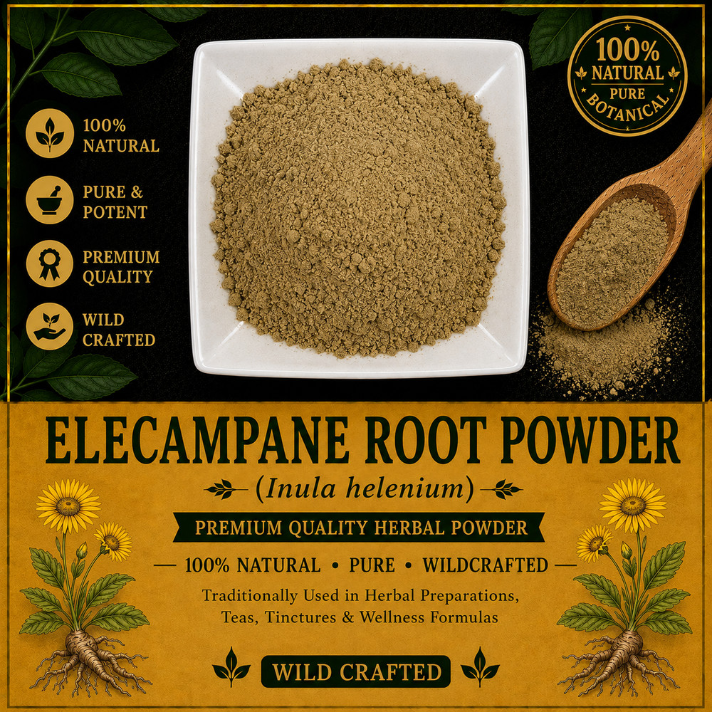 Elecampane Root Powder Inula helenium Premium Herbal Tea Botanical Root | USA