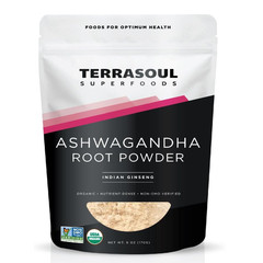 Terrasoul Superfoods Organic Ashwagandha Root Powder 6oz