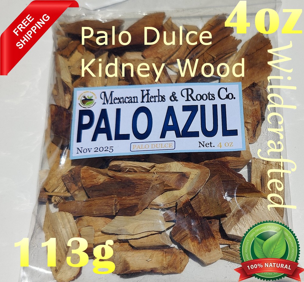 Palo azul o kidneywood tea Palo Dulce Te o Blue stick kidney wood 4oz/113g !!!