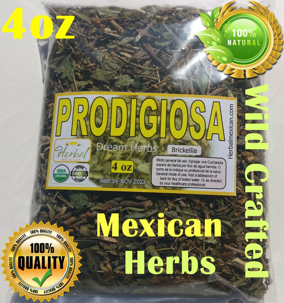 Prodigiosa, Amula herb, Organic Prodijiosa Wild Crafted Mexican Herbs 4oz !!!