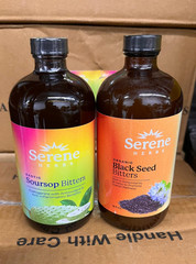 Soursop and Black Seed Bitters (Pack of 2) 100% Natural Organic 16 oz bottle