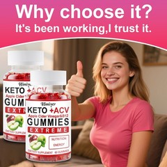 KETO + ACV Gummies-Digestion, immune health, diet control