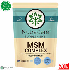 MSM Complex 650mg-(Glucosamine, Chondroitin, msm, Vitamin C)-Natural & Vegan