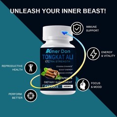 Natural Testosterone Booster 120x Increase Energy Improve Muscle Strength Growth