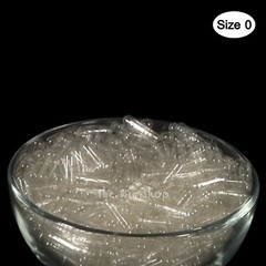 50 – 1,000 Empty Gelatin Capsules – Size 0 Gel Caps Pure (Kosher/Halal)