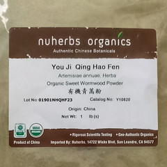 Artemisia annua Organic Powder Nuherbs Sweet Annie Wormwood Qing Hao 1 lb