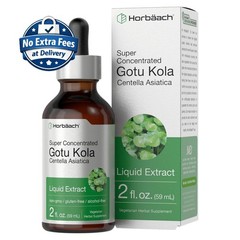 Extracto Líquido de Gotu Kola 2 oz Sin Alcohol | Centella asiatica Suplemento