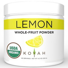 Organic Lemon Powder With Peel – 80 Servings 1 scoop = 1 Lemon Wedge, & Mexi…