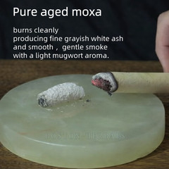 Moxibustion Box + 2pcs Aged Stone-Milled Moxa Sticks – 5Y / 10Y Options艾灸套装艾条艾灸盒