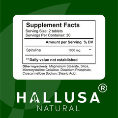 SPIRULINA – Nutrient-Rich Superfood – Energy & Immune Support – 60 Tab
