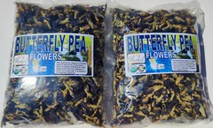 Butterfly pea flower tea organic herb 100% Natural Clitoria ternatea 2oz !!!