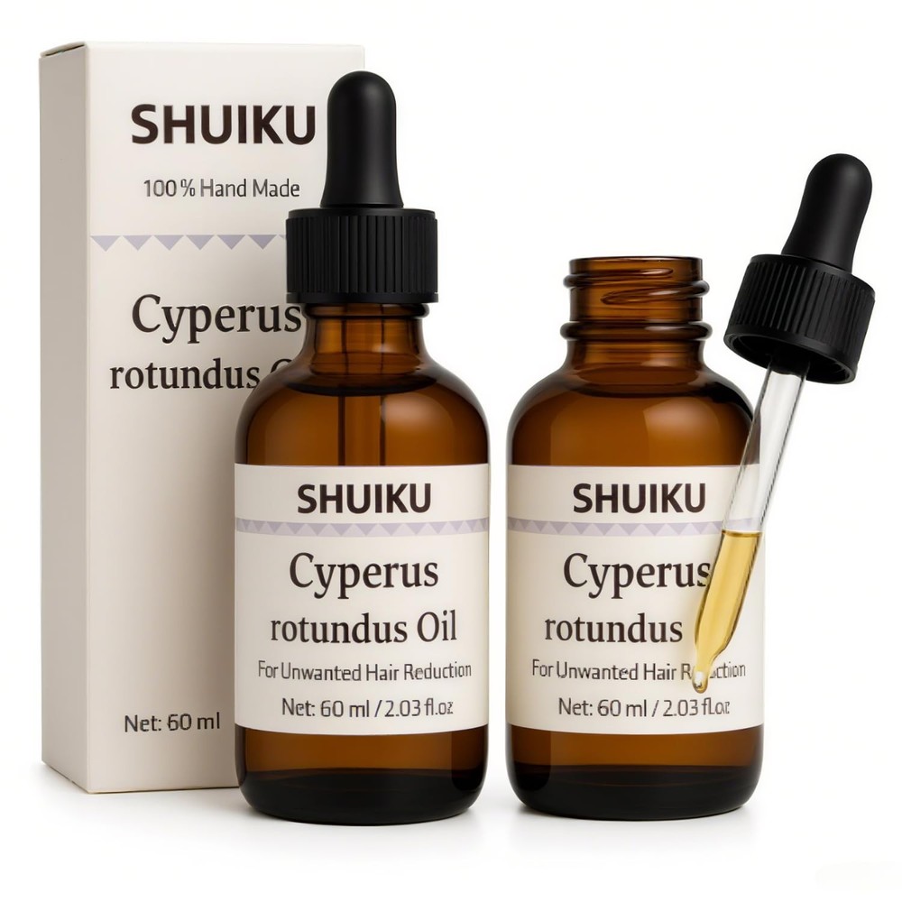 Cyperus Rotundus Oil 2 Pack 100% Pure Natural Organic Hair Removal 60ml