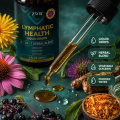 LYM-SYSTEM HEALTH DROPS, Cleavers, Red Clover, Prickly Ash, Stillingia Root