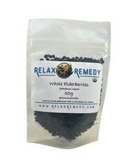 Organic Whole Elderberries (Sambucus nigra) Wellness, Elderberry FRESH BATCH