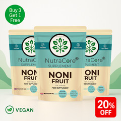 Noni Fruit Capsule 5500mg (1.5% Iridoids)-100% Natural & Strong-100%Vegan-90Caps