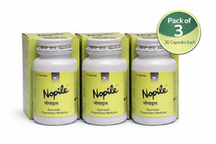 Nopile Capsules Natural Wellness Support Pack of 3 30 Capsules Each free ship