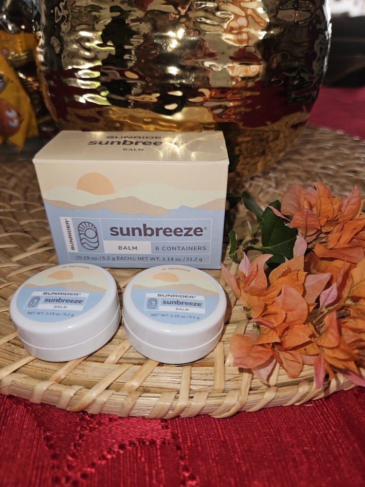 (2)Sunrider SunBreeze BALM(.19oz )Soothing Pain Relief EXP09/17/27 NEW PACKAGING