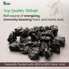 Sayan Pure Shilajit Resin 1oz/25g, Glass Jar, 250 Servings
